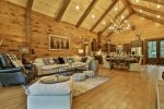 Open floor plan at Riverscape